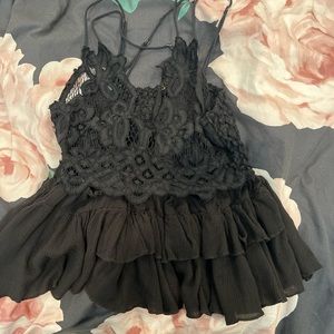 free people black tank